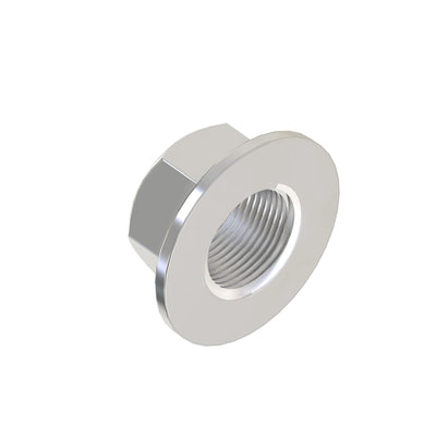 John Deere Hexagonal Flange Nut, M6 - 14M7781