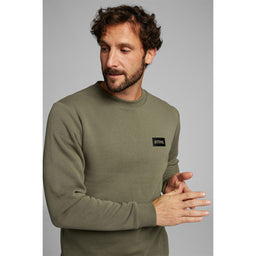 STIHL Logo Sweatshirt Olive Green - 0421 300 58