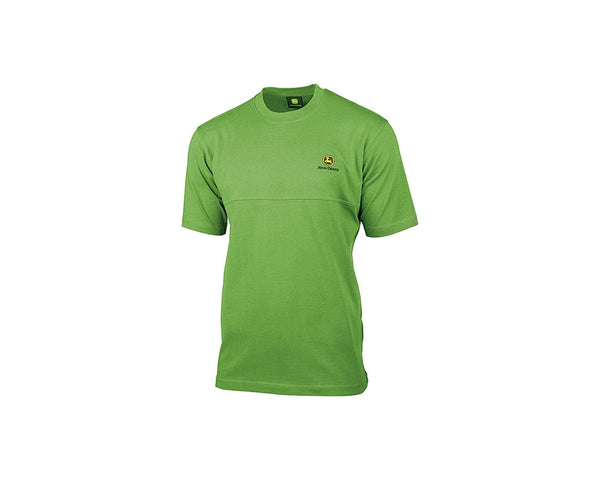 John Deere Maglietta Uomo A Maniche Corte Con Logo - Verde Oliva, 3XL, In Cotone, Abbigliamento Ufficiale