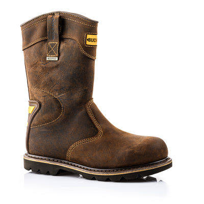 Buckler BuckBootz B701 Hard as Nails Rigger Boot Brown Crazy Horse