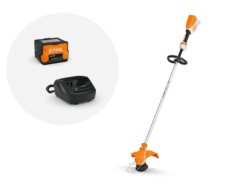 STIHL FSA60R Cordless Grass Trimmer Battery and Charger Set