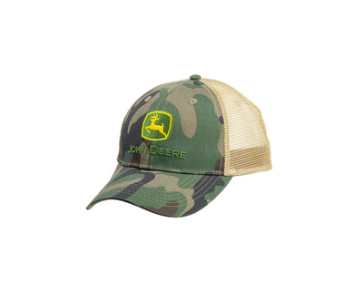 John Deere Camo Trucker Cap - MC13080003BK