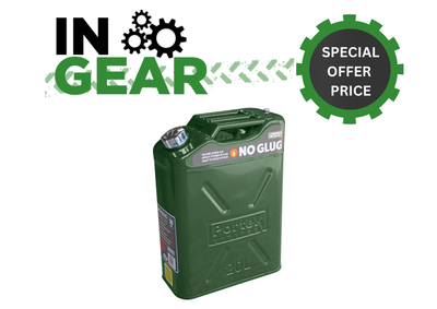 Portek No Glug Fuel Can 20LTR