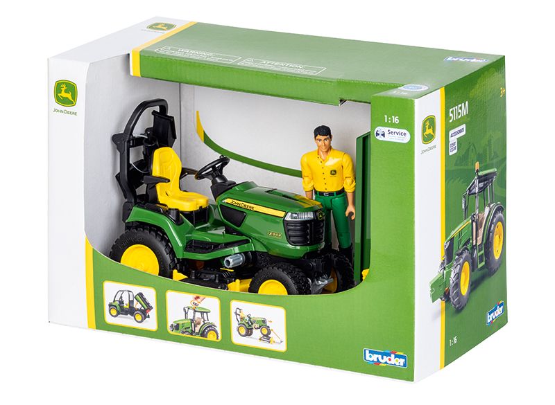 John Deere Bruder Lawn Tractor with Gardener - MCB009824000