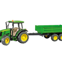 John Deere Bruder 5115M Tractor with Tipping Trailer Model - MCB009816000