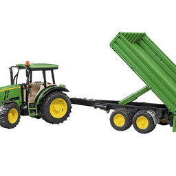 John Deere Bruder 5115M Tractor with Tipping Trailer Model - MCB009816000