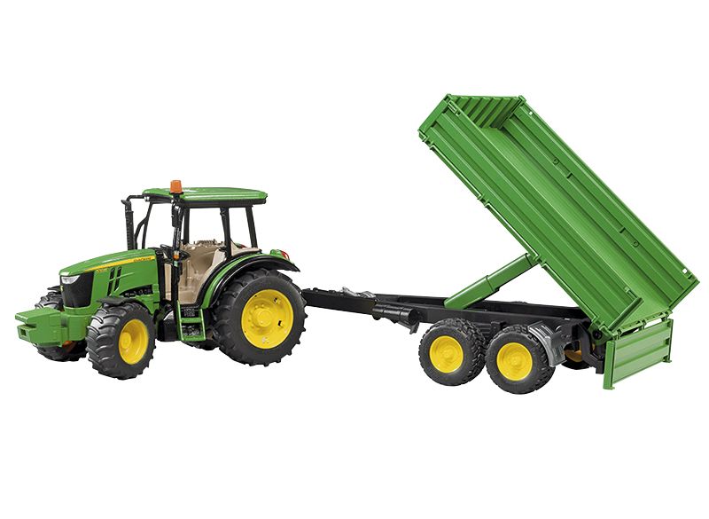 John Deere Bruder 5115M Tractor with Tipping Trailer Model - MCB009816000