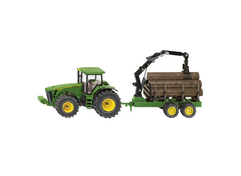 John Deere SIKU 1954 Tractor with Forestry Trailer - MCU195400000