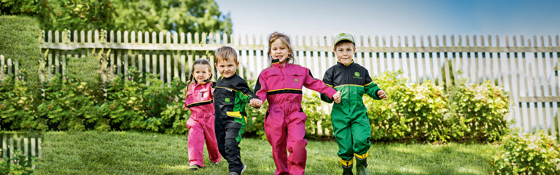 Kids John Deere overalls