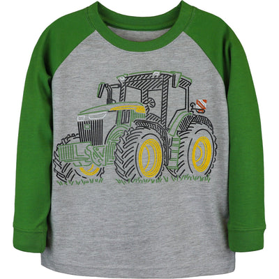 John Deere Toddler Sweatshirt Hi-Density Tractor - MCPB4T351H