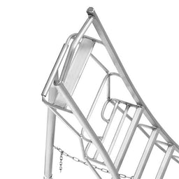 Ladder platform adjustable