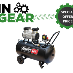 SIP DD 3HP 100L TR Low Noise Oil-Free Compressor - 05481