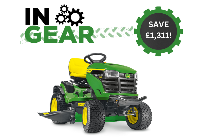 John Deere X167 Side Discharge and Mulching 48