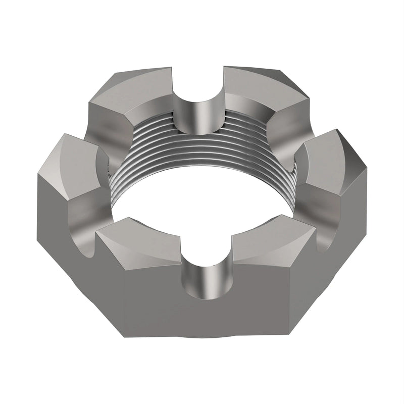 NUT, HEX SLOTTED