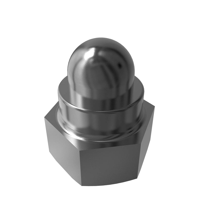 NUT, METRIC, HEX CROWN, SELF LOCKIN