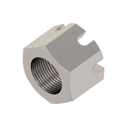 NUT, METRIC HEX SLOTTED