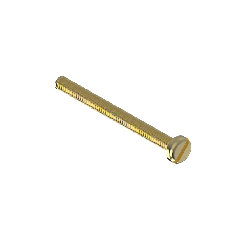SCREW, MACHINE, SLOTTED PAN HEAD
