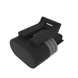 4W FEM SLD BLK NYLON
