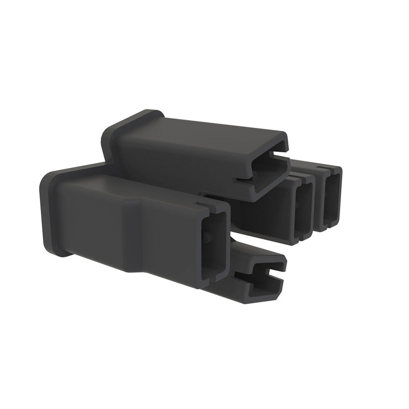 CONN PREH 5W F BLK PLSTC