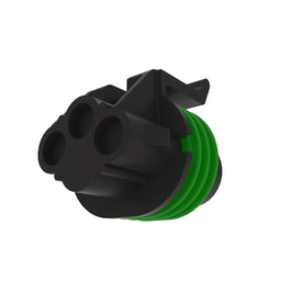 CONN DELPHI MP150 3W FS MEDGRY PLST