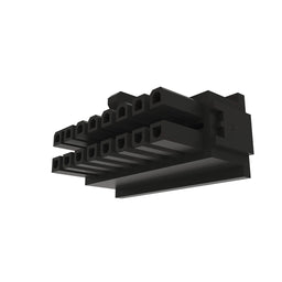CONN MOLEX MFITTPA 16W F BLK PLYSTR