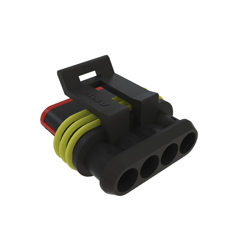 CONN TYCO SS1.5 4W MS BLK PLSTC