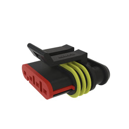 CONN TYCO SS1.5 4W MS BLK PLSTC