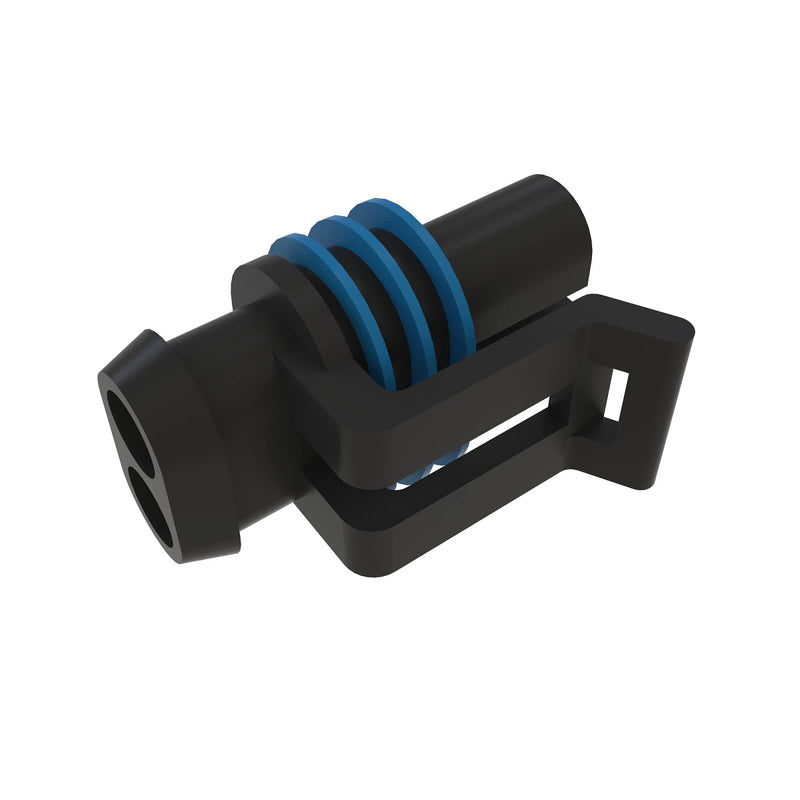 CONN TYCO SS1.5 2W MS BLK PLSTC