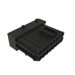 CONN TYCO JPT 16W M BLK PLSTC