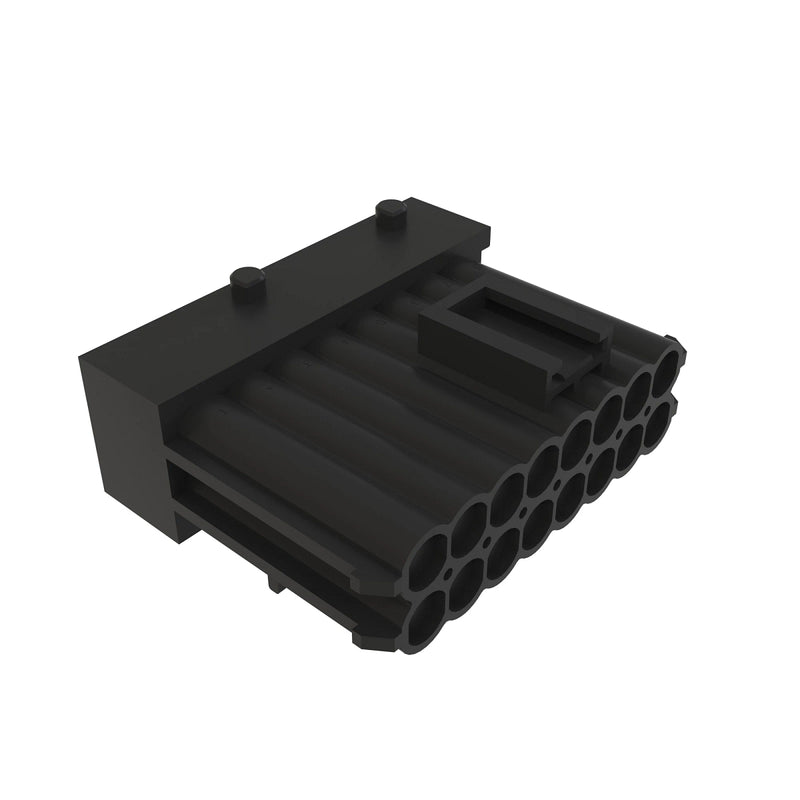 CONN TYCO JPT 16W M BLK PLSTC