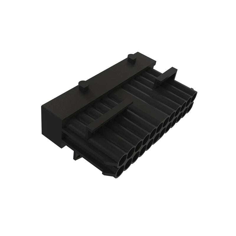 CONN TYCO JPT 24W M BLK PLSTC
