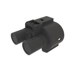 CONN FCI DCS1 4W FS BLK PLSTC