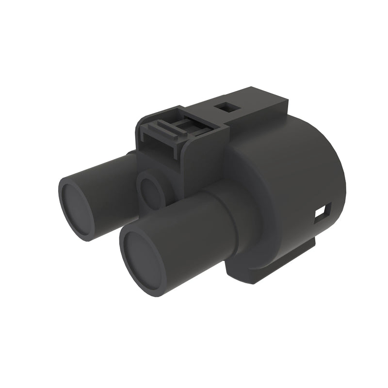 CONN FCI DCS1 4W FS BLK PLSTC