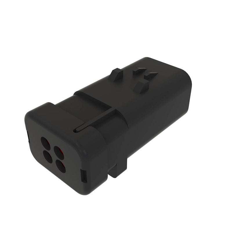 TYCO AMPSEAL16 4W PIN SLD RED PLSTC