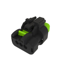 TYCO AMPSEAL16 3W RCPT SLD GRN PLST