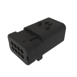TYCO AMPSEAL16 8W PIN SLD RED PLSTC
