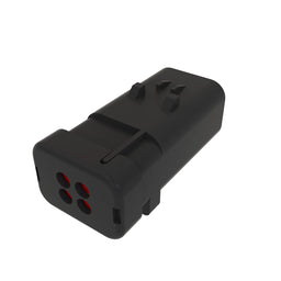 TYCO AMPSEAL16 4W PIN SLD RED PLSTC