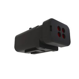 TYCO AMPSEAL16 4W PIN SLD RED PLSTC