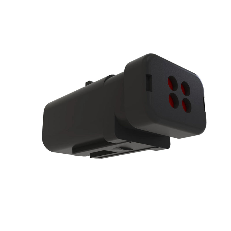 TYCO AMPSEAL16 4W PIN SLD RED PLSTC