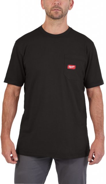 MILWAUKEE Work T-Shirt Short Sleeve Black - 49324930