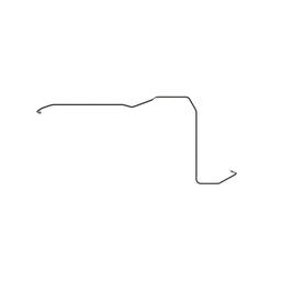 PILOT BRAKE LINE, PNEU,  RH., MW23-