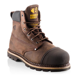 Buckler BuckBootz B301 Hard as Nails Lace Boot in Chocolate Oil