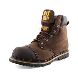 Buckler BuckBootz B301 Hard as Nails Lace Boot in Chocolate Oil