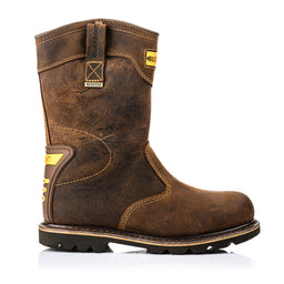 Buckler BuckBootz B701 Hard as Nails Rigger Boot Brown Crazy Horse
