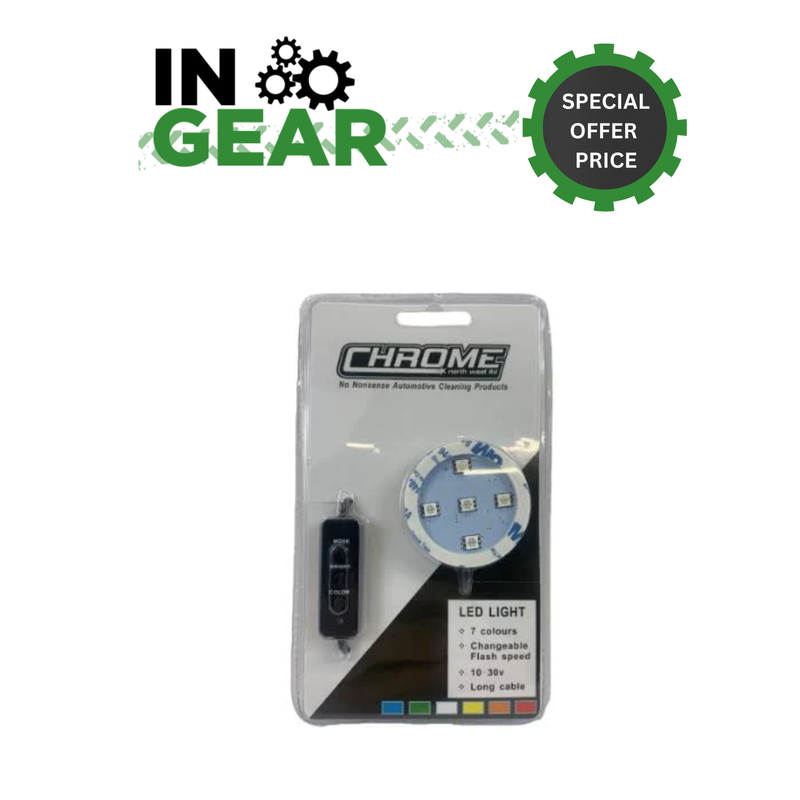 Chrome LED Light USB Charge