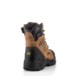 Buckler BuckBootz BSH008BR Buckshot High Leg Lace/Zip Boot Dark Brown Crazy Horse