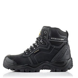 Buckler BuckBootz BSH009BK Buckshot Lace Boot Black Crazy Horse