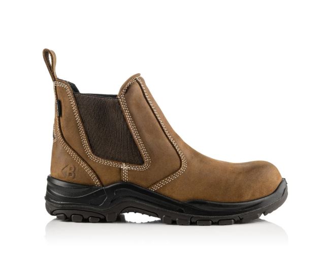 Buckler BuckBootz DEALERZS Safety Nubuckz Dealer Boot Brown Crazy Horse
