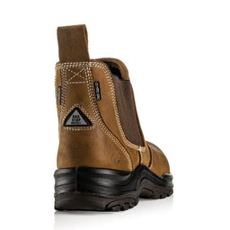 Buckler BuckBootz DEALERZS Safety Nubuckz Dealer Boot Brown Crazy Horse