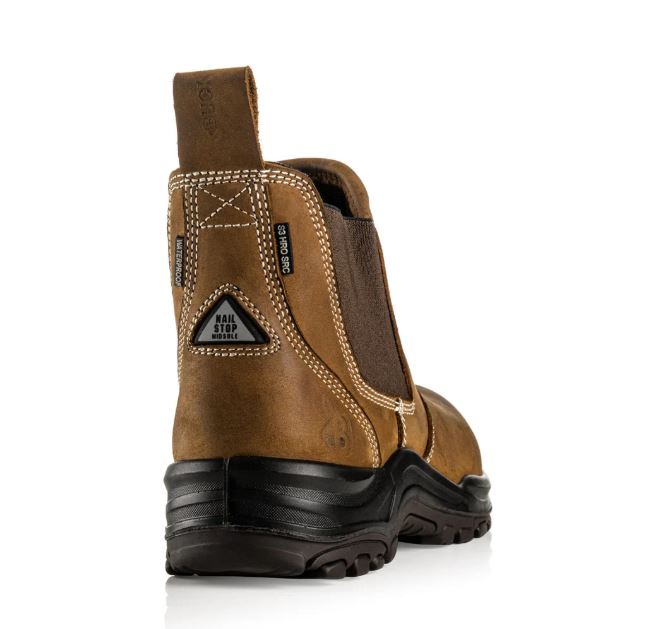 Buckler BuckBootz DEALERZS Safety Nubuckz Dealer Boot Brown Crazy Horse